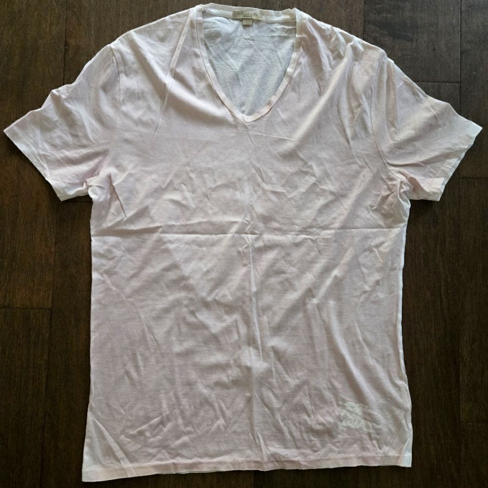 Burberry Pink t-shirt Logo size XL